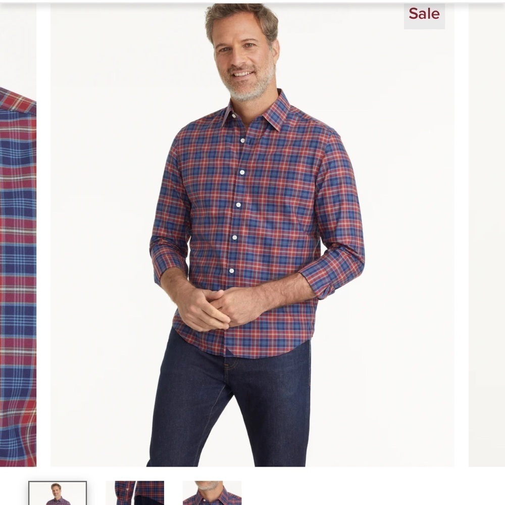 UNTUCKIT Men’s Medium
Blue and red shirt